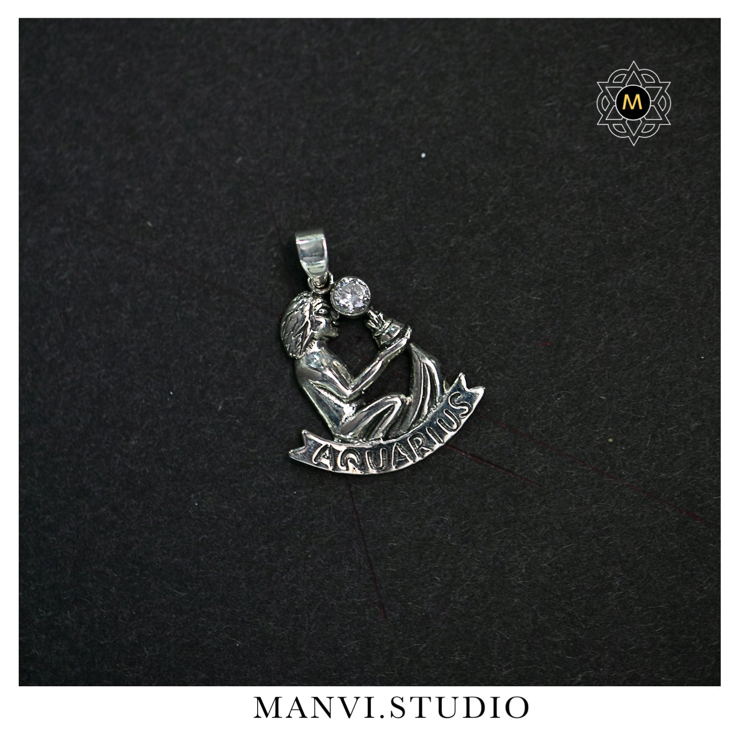 Zodiac Silver Pendant