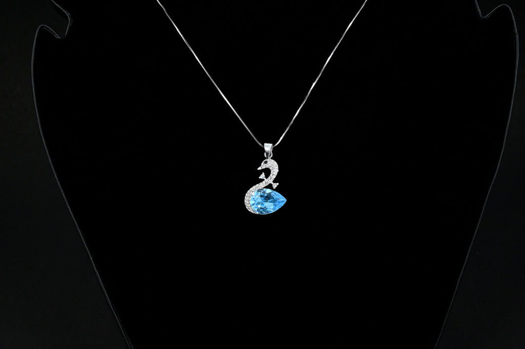 Swan Blue Pendant