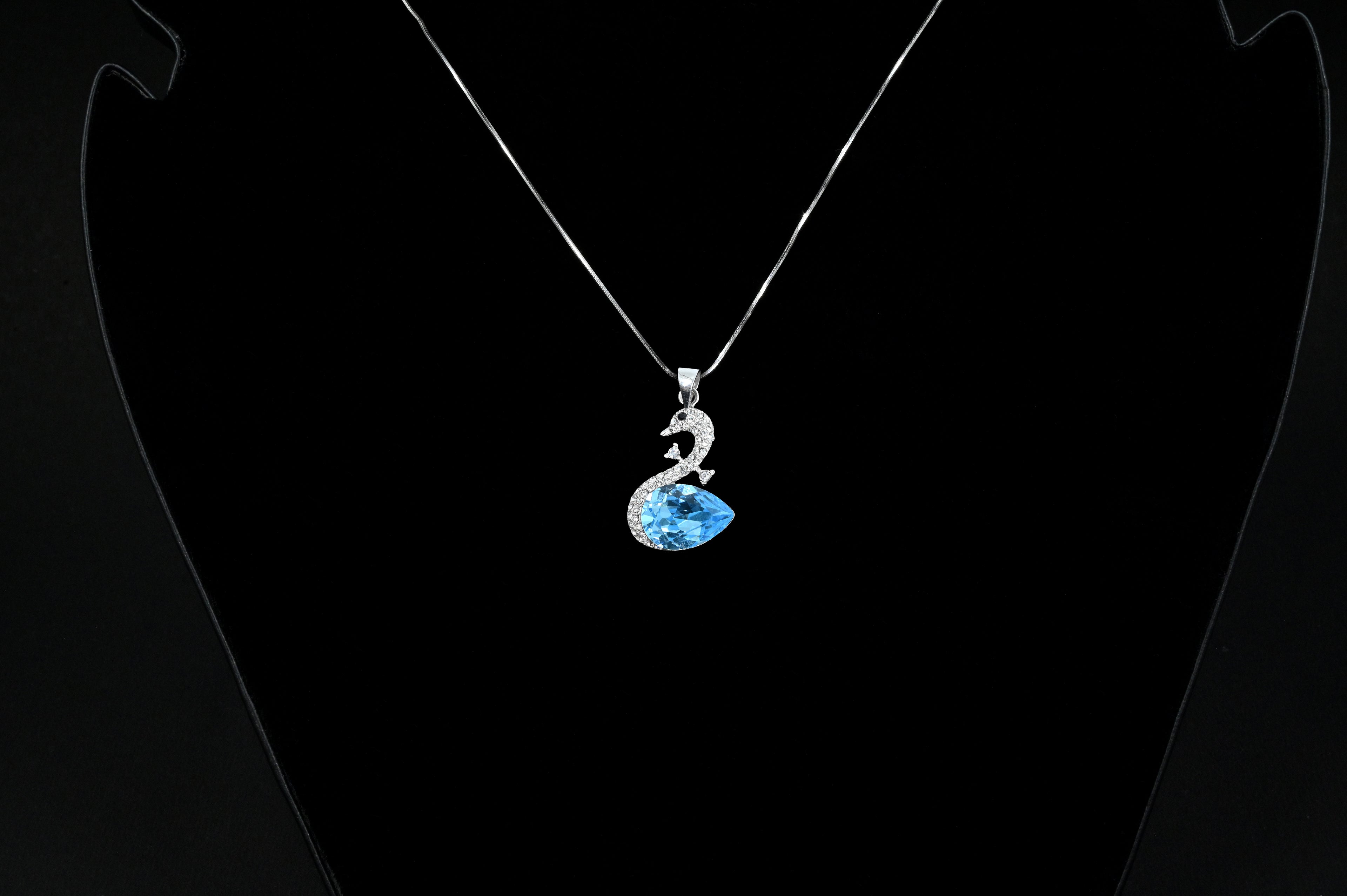 Swan Blue Pendant