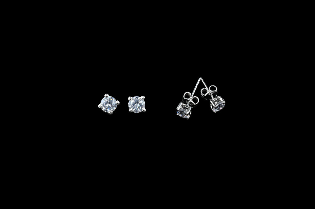 Zirconia Plain Stud