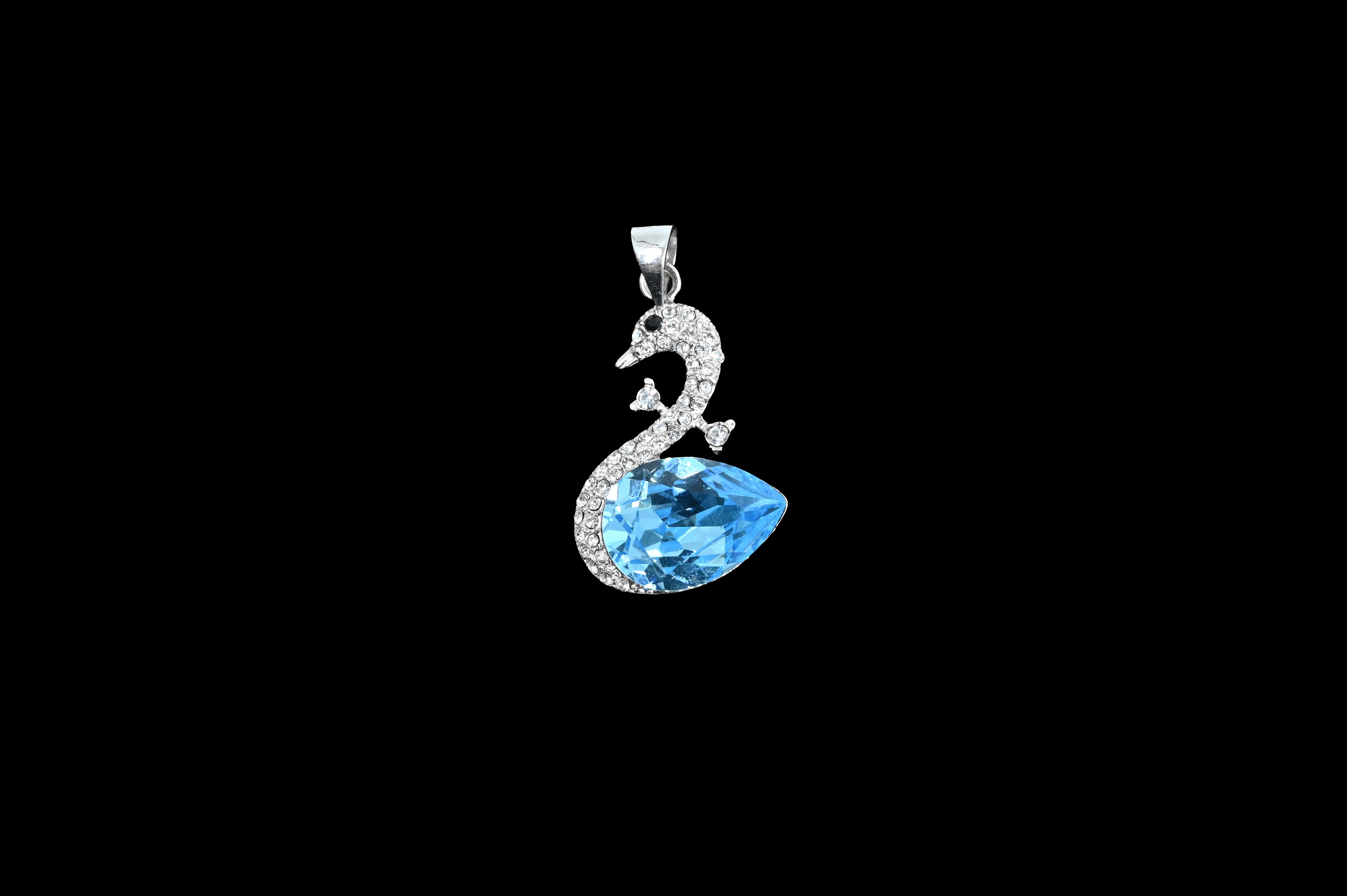 Swan Blue Pendant