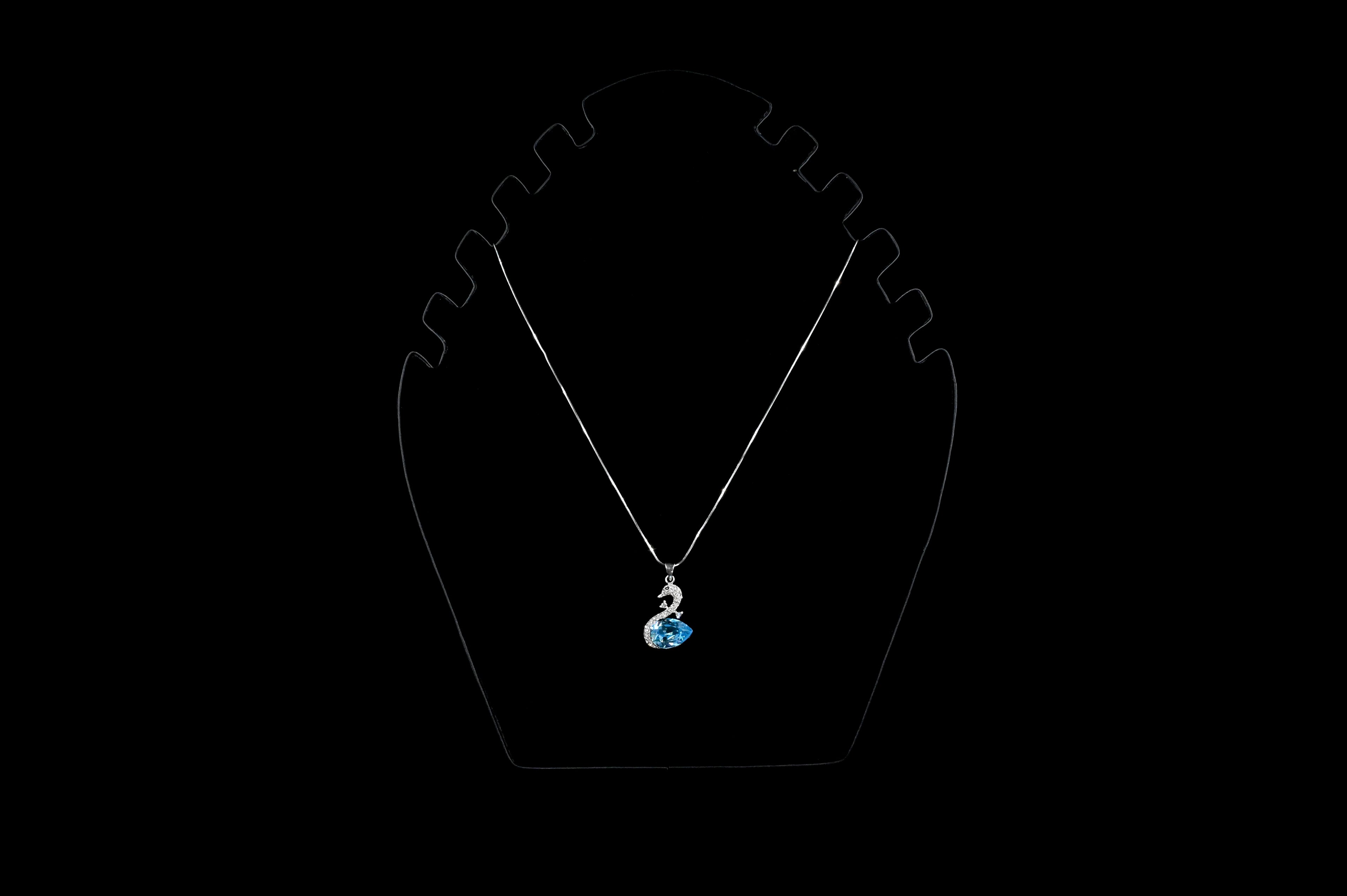Swan Blue Pendant