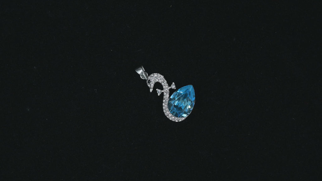 Swan Blue Pendant